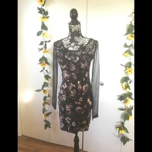 H&m Skull Dress with flowers
